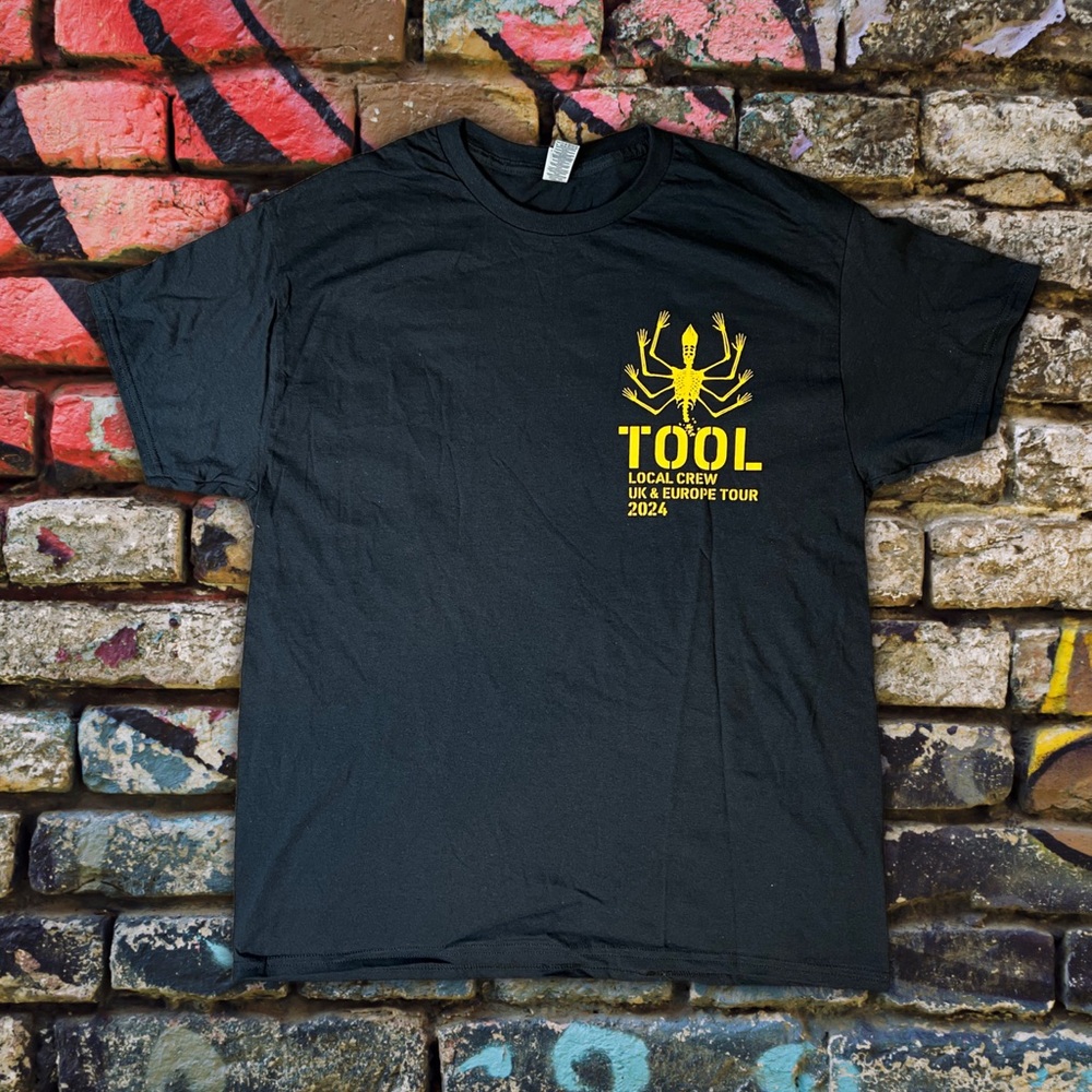 TOOL, LOCAL CREW T-Shirt UK Europe Tour 2023-2024 (Large)